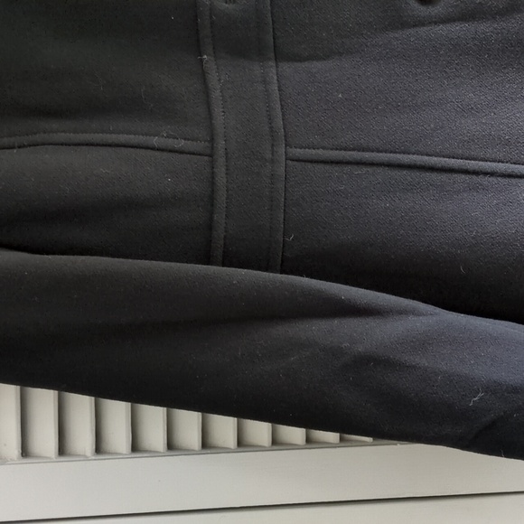 Nwt J. Crew 16 Black Midnight Wool Thinsulate Lined Midi Lady Day Coat Topcoat - Picture 3 of 13